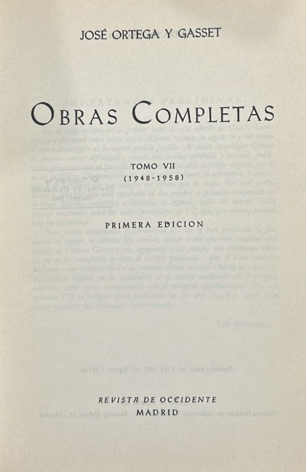 Obras completas, Tomo VII (1948-1958) / Tapa Dura