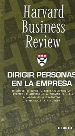 Harvard Business Review: Dirigir personas en la empresa / Tapa Dura