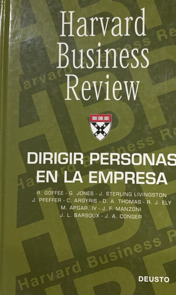 Harvard Business Review: Dirigir personas en la empresa / Tapa Dura