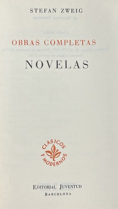 Obras completas I: Novelas