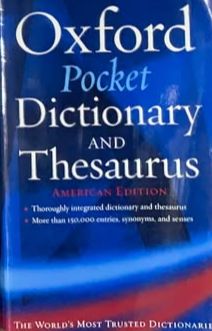 Oxford Pocket Dictionary and Thesaurus: American Edition