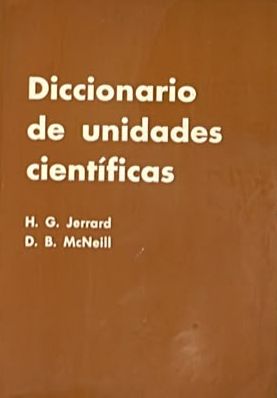 Diccionario de unidades científicas