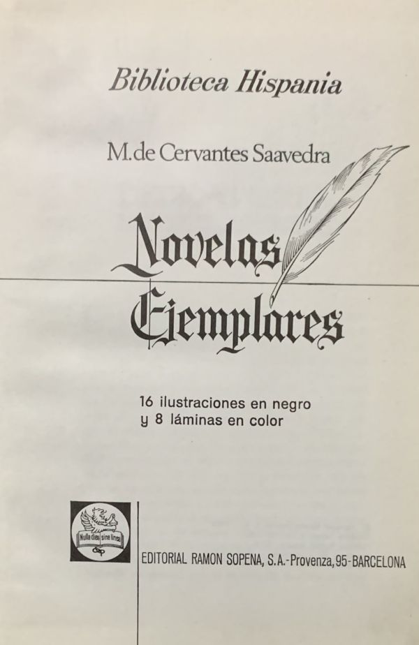 Novelas ejemplares / Tapa Dura