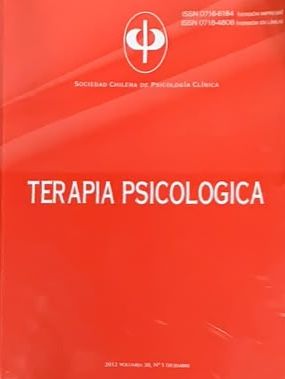 Terapia Psicológica Volumen 30