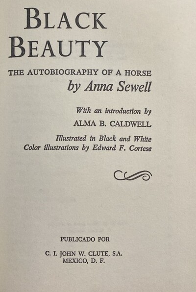 Black Beauty / Tapa Dura
