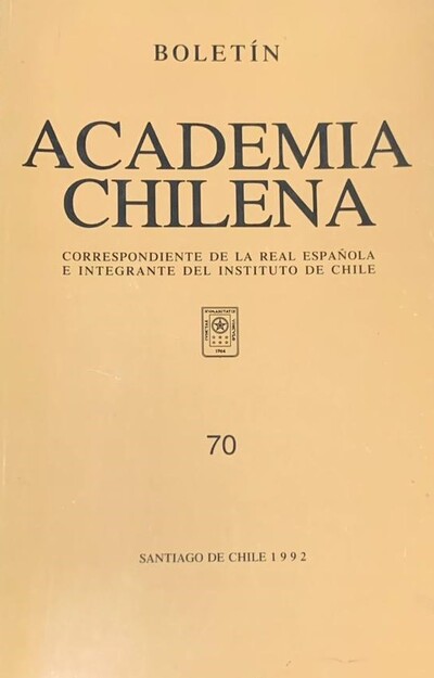 Boletín Academia Chilena 70