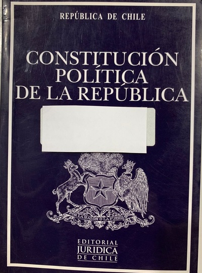 Constitución política de la republica de Chile