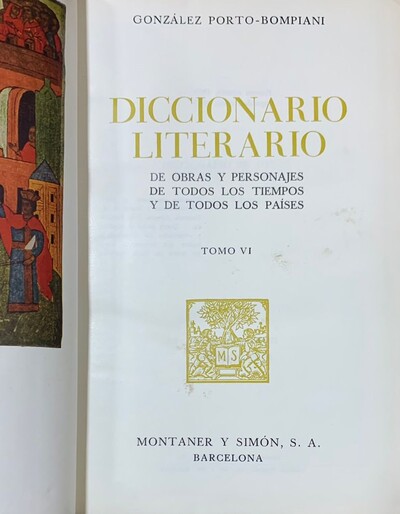 Diccionario Literario, Tomo VIII: Obras Pe-Q / Tapa Dura_imagen