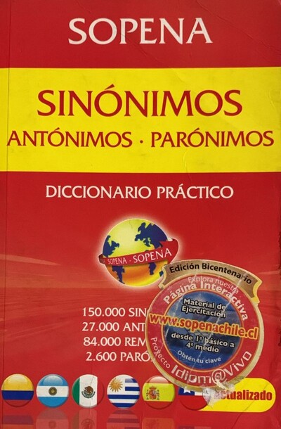 Diccionario Practico Sinónimos - Antónimos - parónimos 