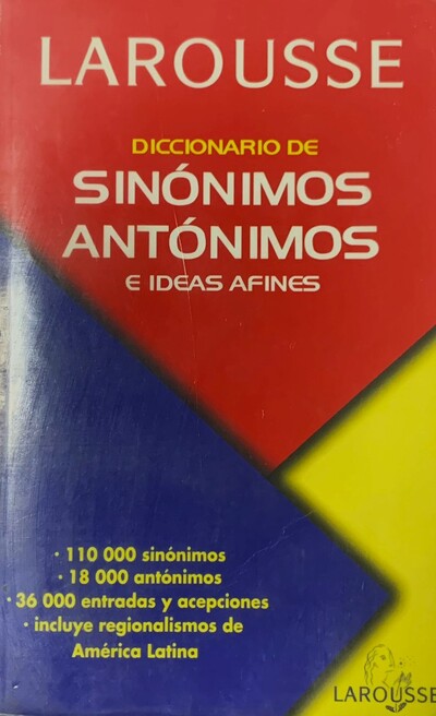 Diccionario de sinónimos y antónimos 