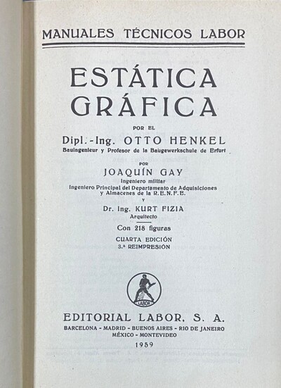 Estática Grafica / Tapa Dura 