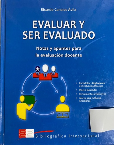 Evaluar y ser evaluado : Notas y apuntes para la evaluación docente / Tapa dura_imagen