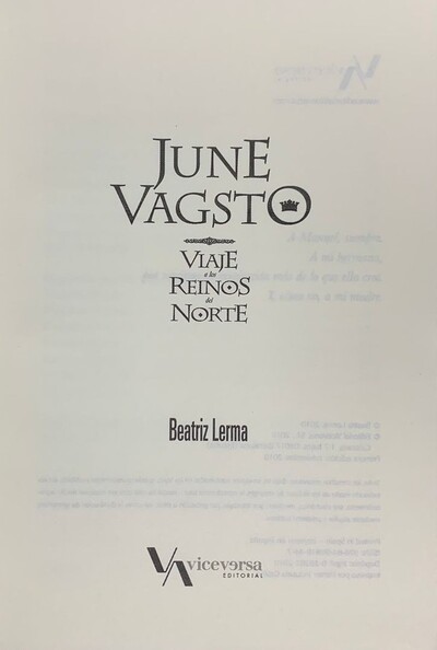June Vagsto: viaje a los reinos del norte / tapa dura 