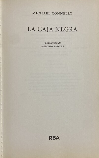 La caja negra / Tapa Dura 