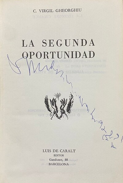La segunda oportunidad/Tapa dura 