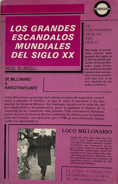 Los grandes escandalos mundiales del siglo XX