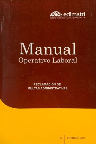 Manual operativo laboral: reclamacion de multas administrativas (febrero 2011) 94