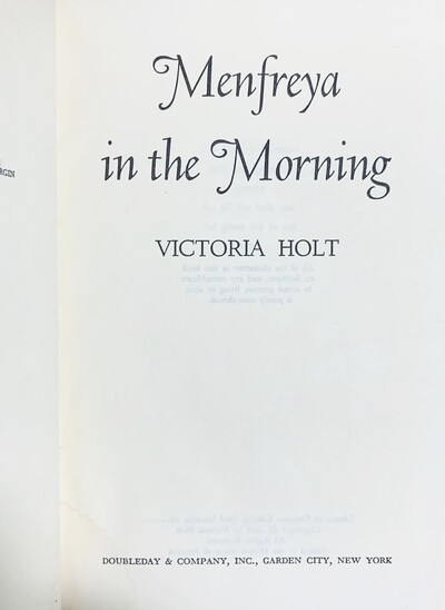 Menfreya in the Morning/ Tapa Dura 