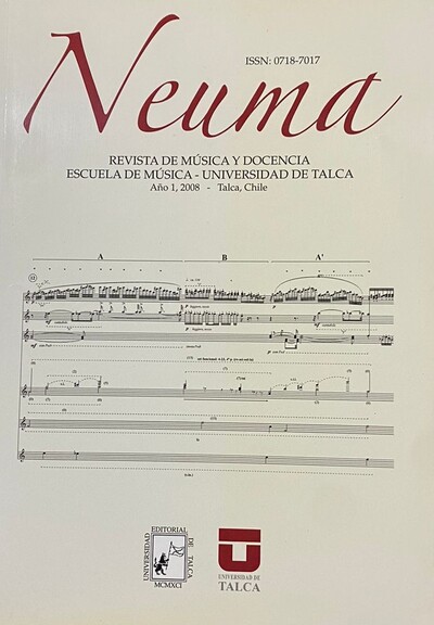 Neuma: Revista de música y docencia escuela de música-universidad de talca