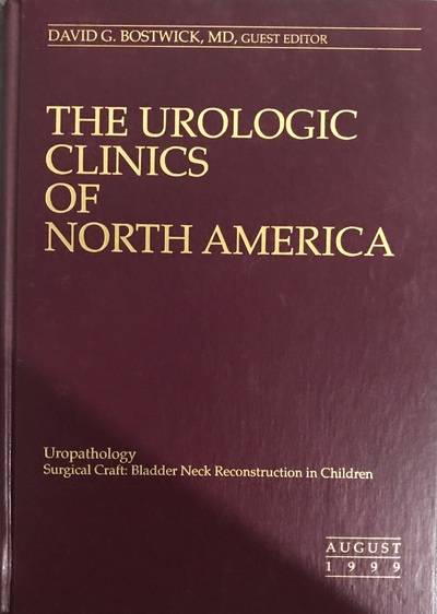 The Urologic Clinics of North America : Uropathology, Surgical Craft : Bladder neck reconstruction in Children, August 1999 / Tapa dura_imagen
